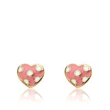 LMTS-Heart Stud Earrings - 1 Dozen Asst Colors/Styles