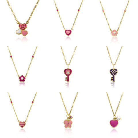 LMTS-Classic Pendant Necklace - 1 Dozen Assorted Styles